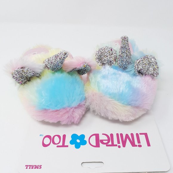 NWT Limited Too Unicorn Slippers - Picture 2 of 3